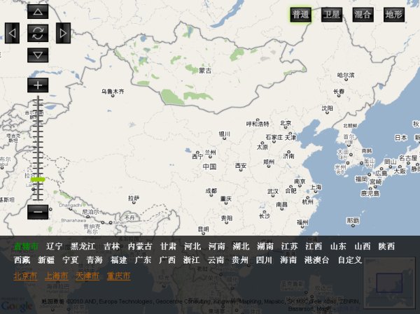 Flash Google地图