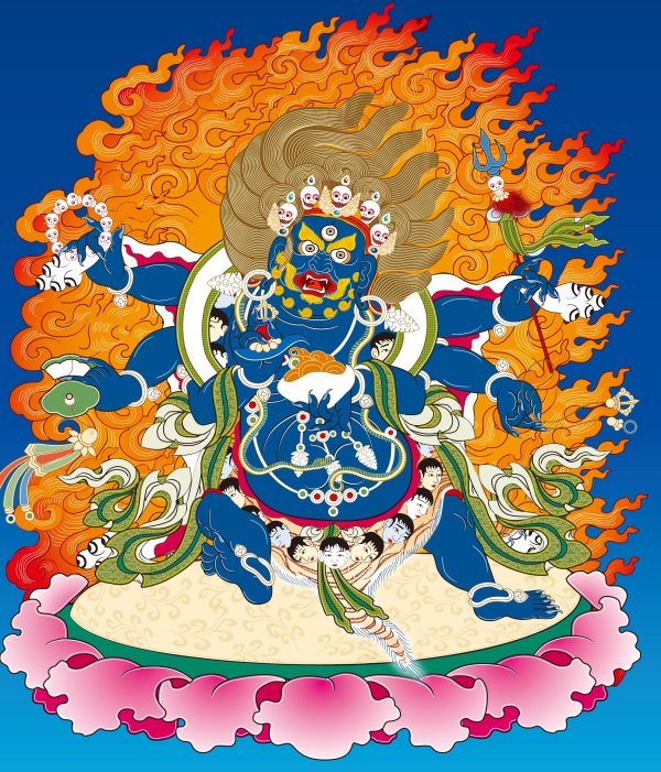 大威德金刚矢量素材