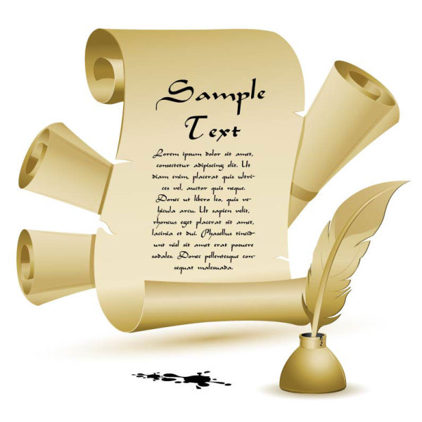 Kraft paper rolls 05 - vector