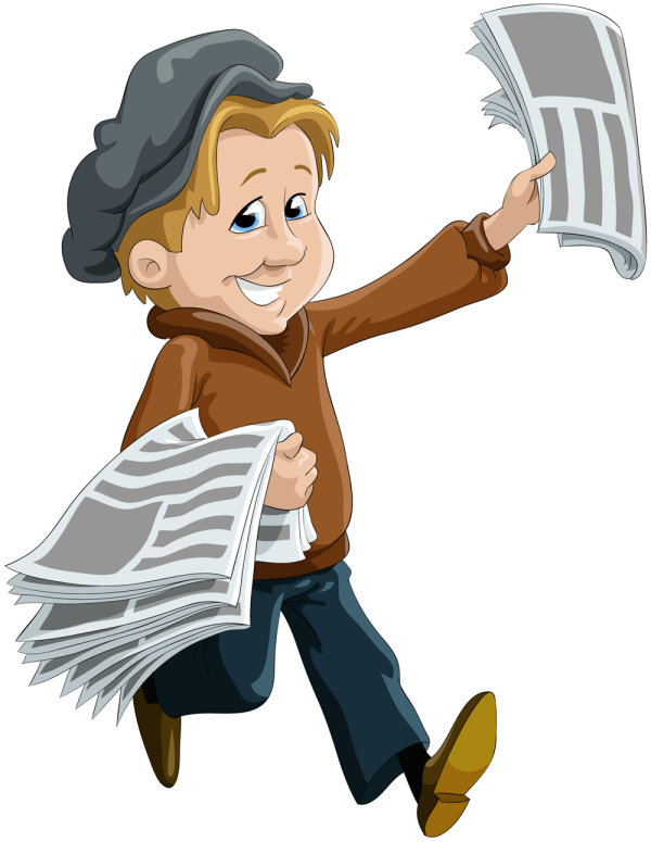 Cartoon illustrator 05 - vector material