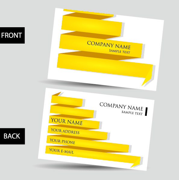 Business card template 05 - vector material