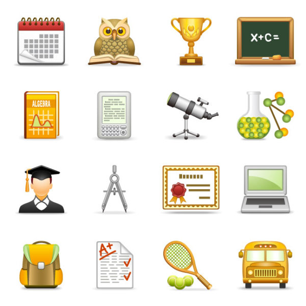 Beautifully learning tools 02 - vector material