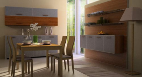 The cozy restaurant 3d models