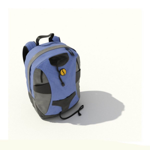 Men's bag in 3D