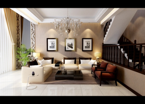 Living room 3d model